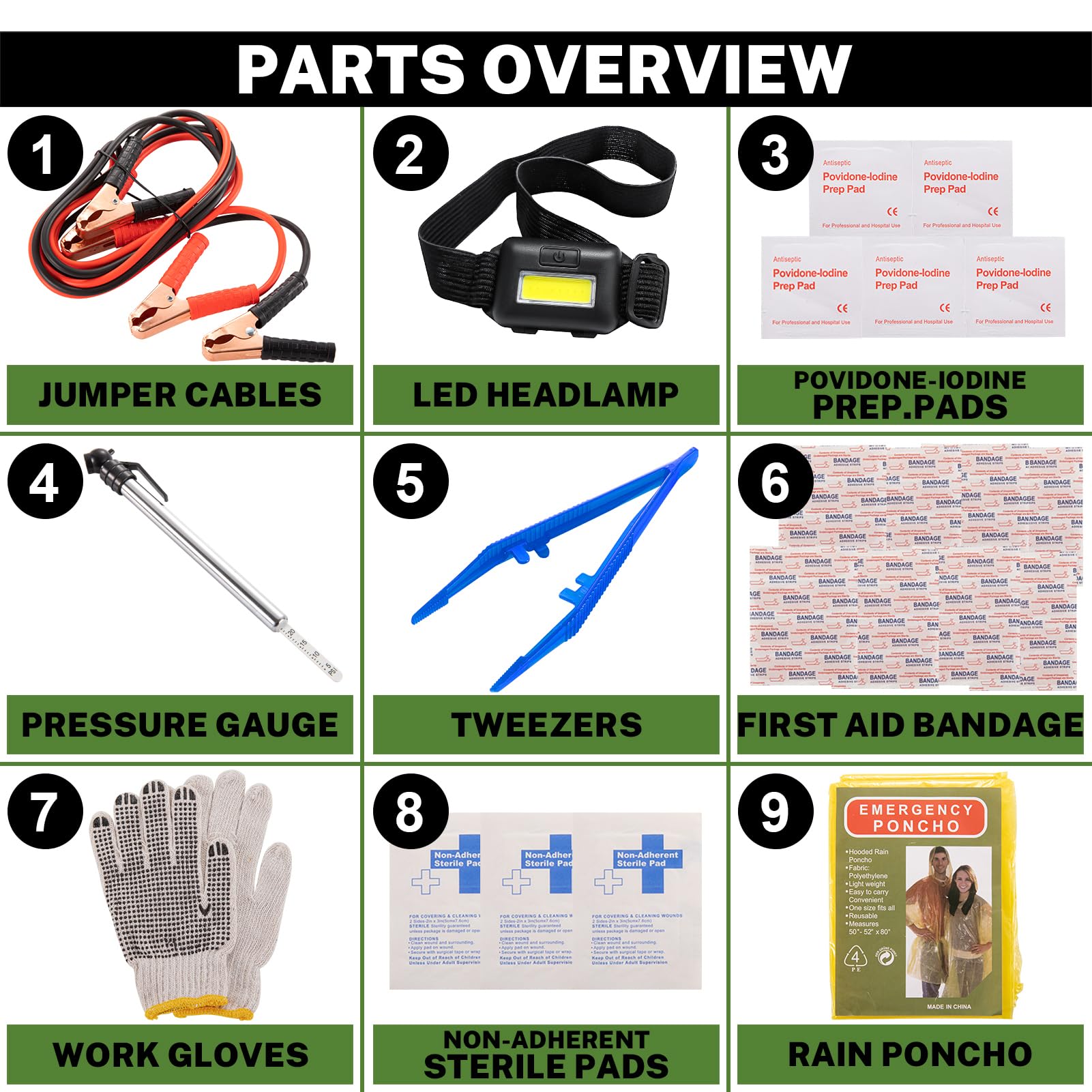 COOGEO durable battery jumper cables close-up showing heavy-duty clamps for safe jump starts