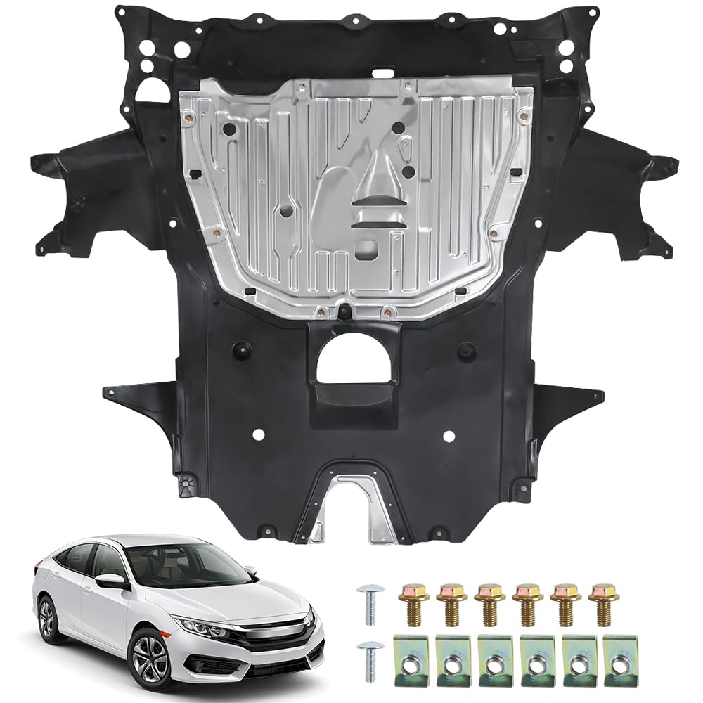 COOL STAR front view of lower engine splash shield showing fit and protection