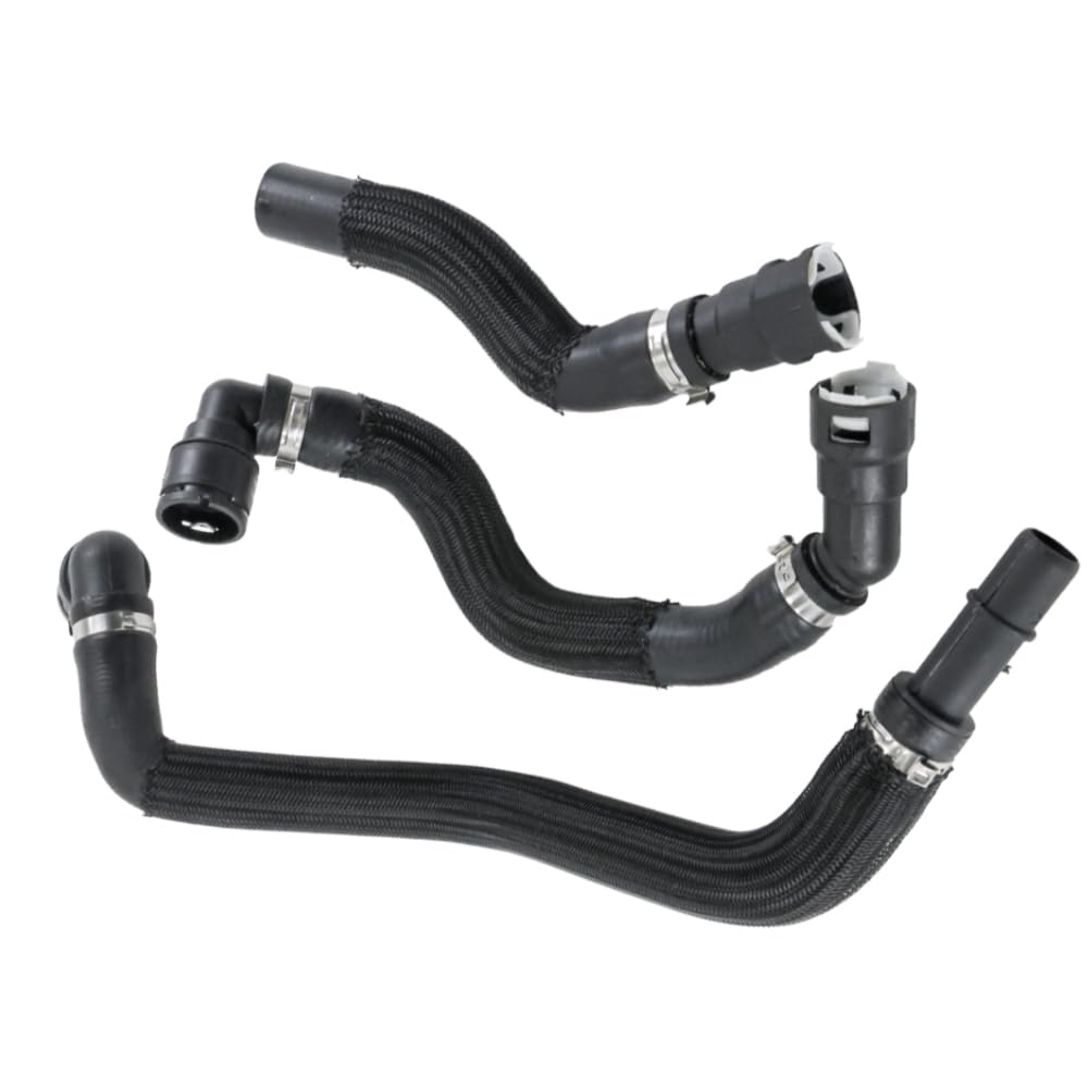 COOL STAR three replacement heater hoses laid out to show included pieces for fast swap