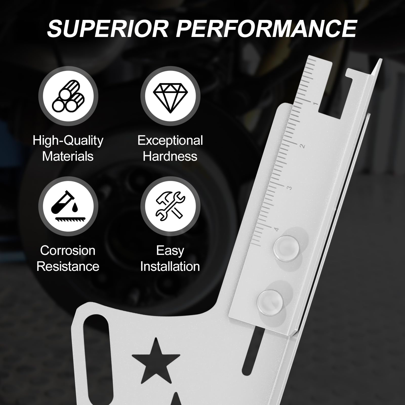 COOLWOLF adjustable magnetic gauge tool close-up enabling precise height and angle control