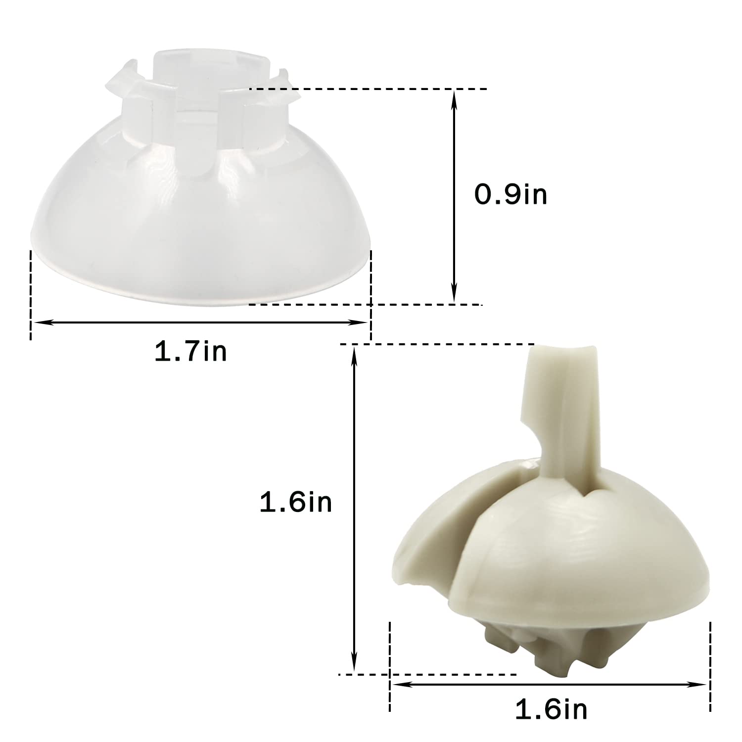 Cooouds suspension ball and bushing detail displays parts that reduce washer vibration