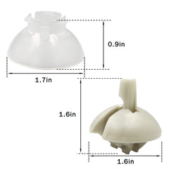 Cooouds suspension ball and bushing detail displays parts that reduce washer vibration