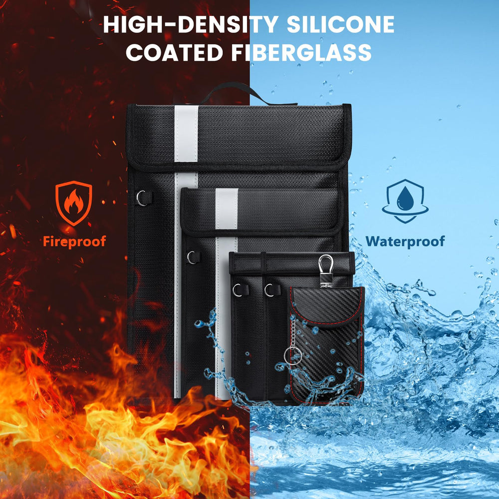 Coorattyes red RFID key fob protector with hook for defending car keys against relay attacks