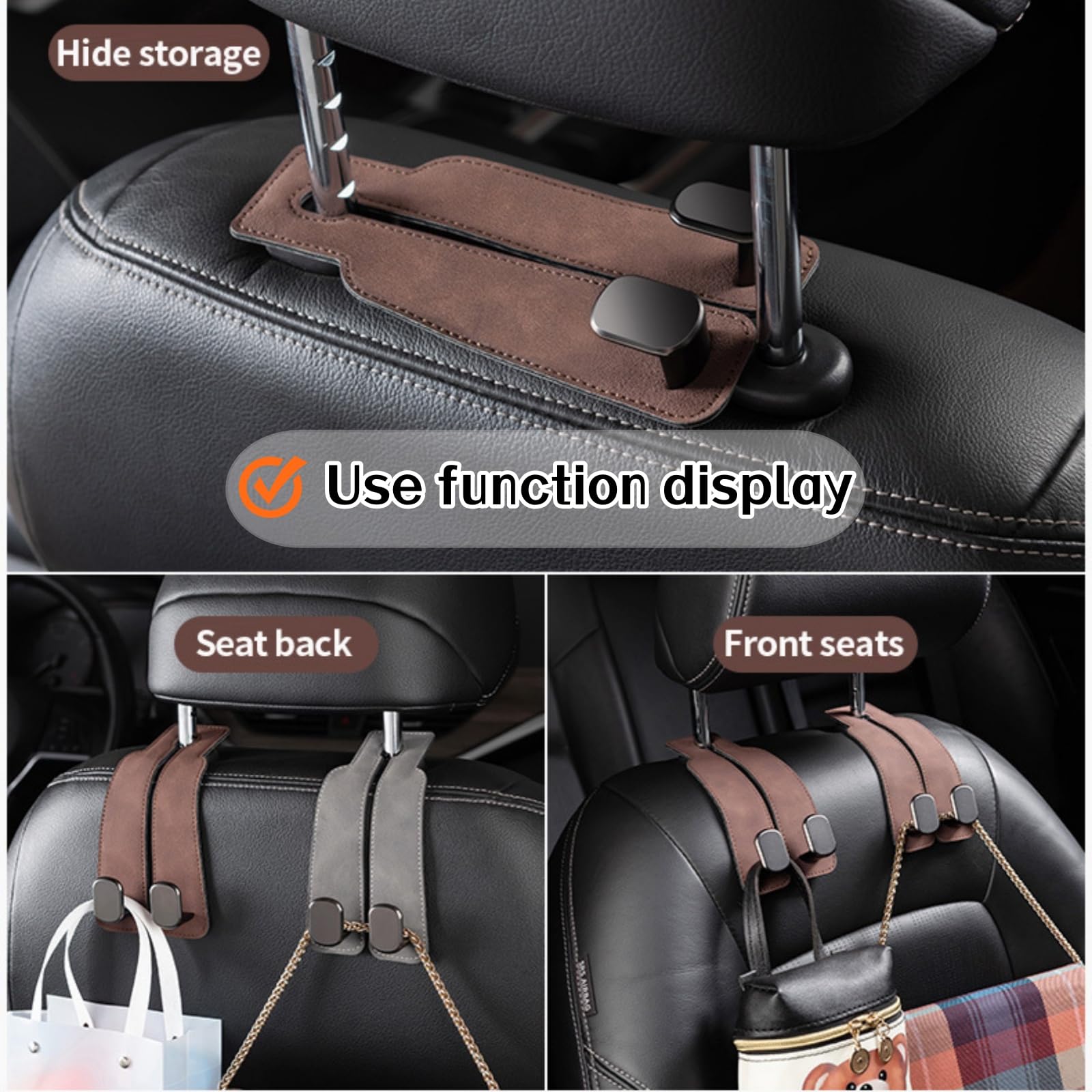 Coozyland metal double hook detail showing reinforced construction and higher load capacity
