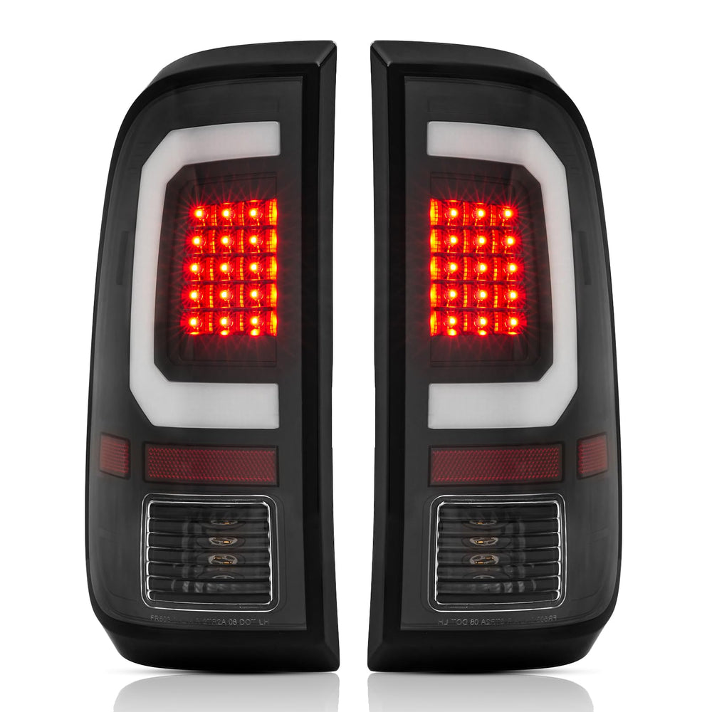corkiauto clear lens tail lights front view showing modern look and improved visibility