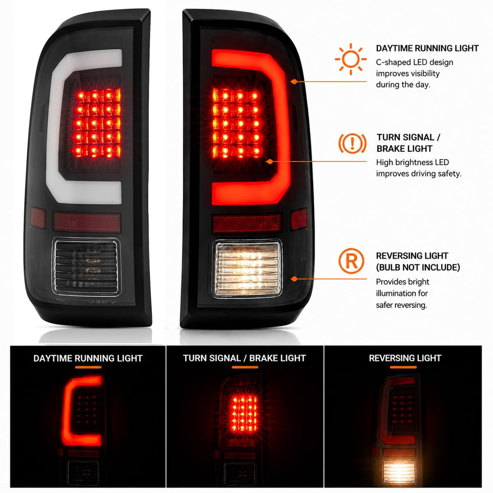 corkiauto tail light side profile showing correct fitment and durable construction