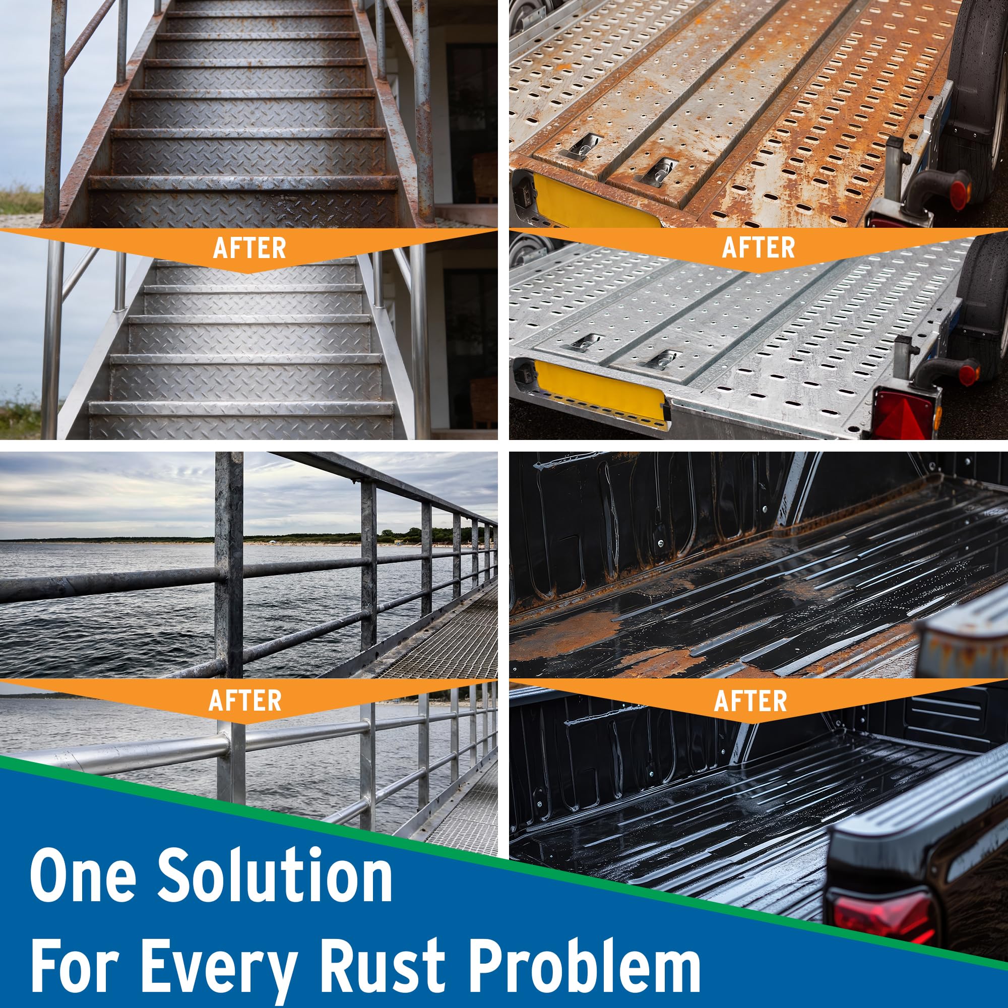 Brush and spray tools with Corroseal ready to apply for fast prep