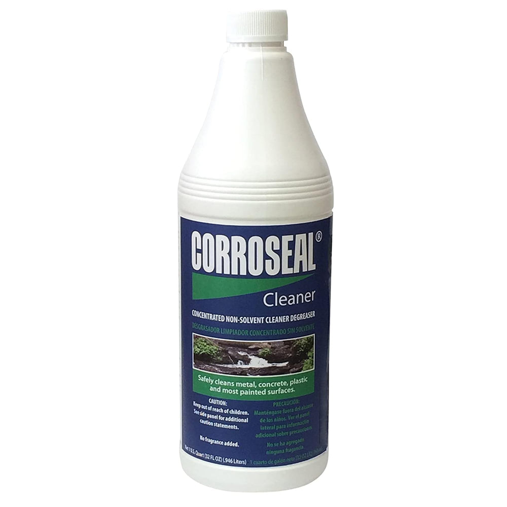 Corroseal bottle front label showing product name and safe-use features