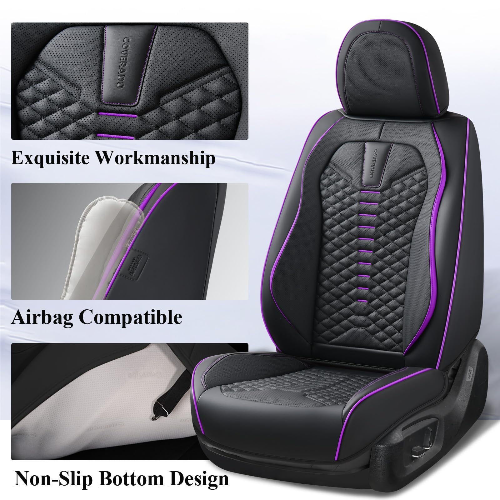 Coverado full back seat view showing uniform coverage and style