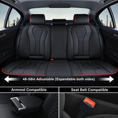 Coverado driver seat stitching detail showing durable seams and refined finish