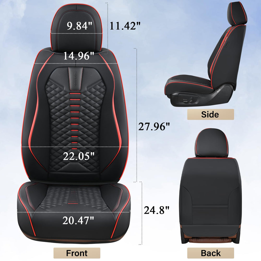 Coverado headrest and cushion pieces displaying modular fit and alignment ease