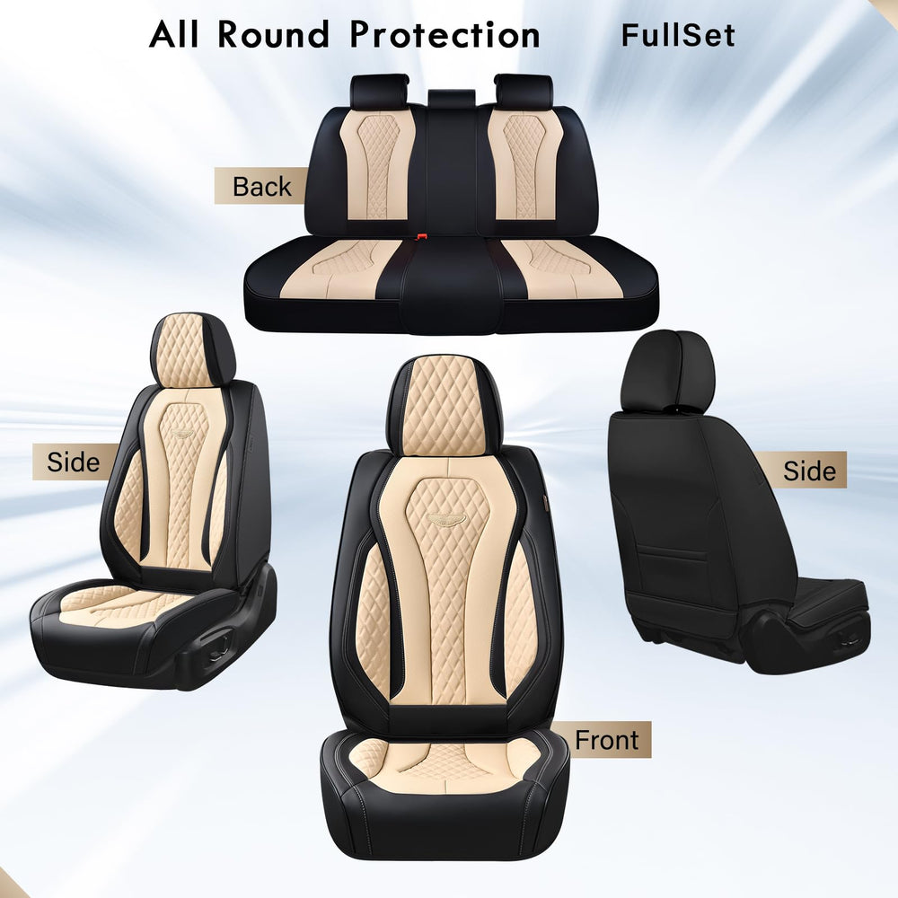 Coverado seat installation hooks and chucks for secure attachment