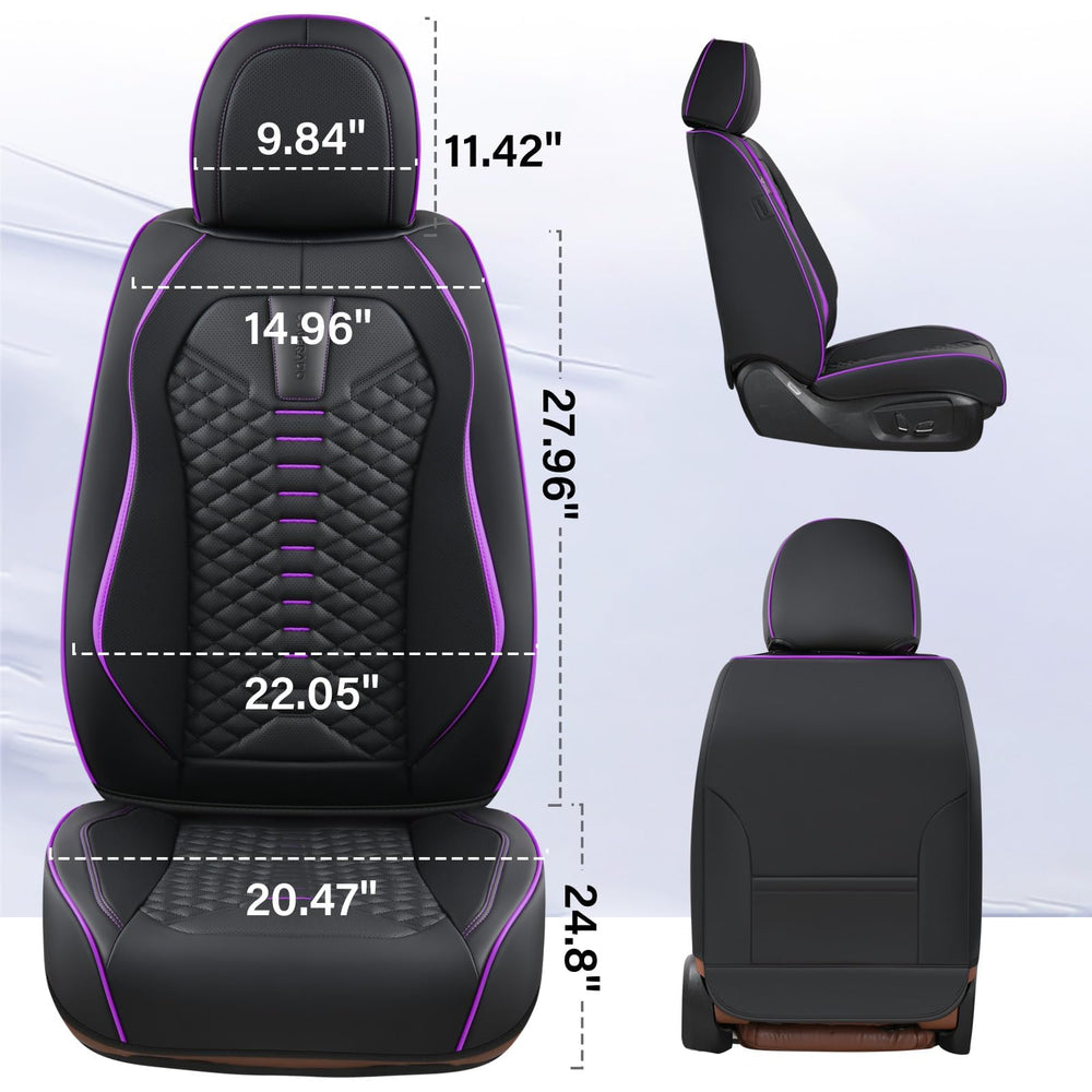 Coverado size comparison on a car seat showing universal fit compatibility