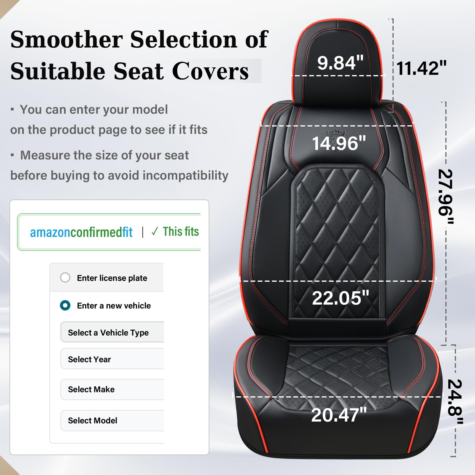 Coverado seat cover water wiped clean showing quick spill protection