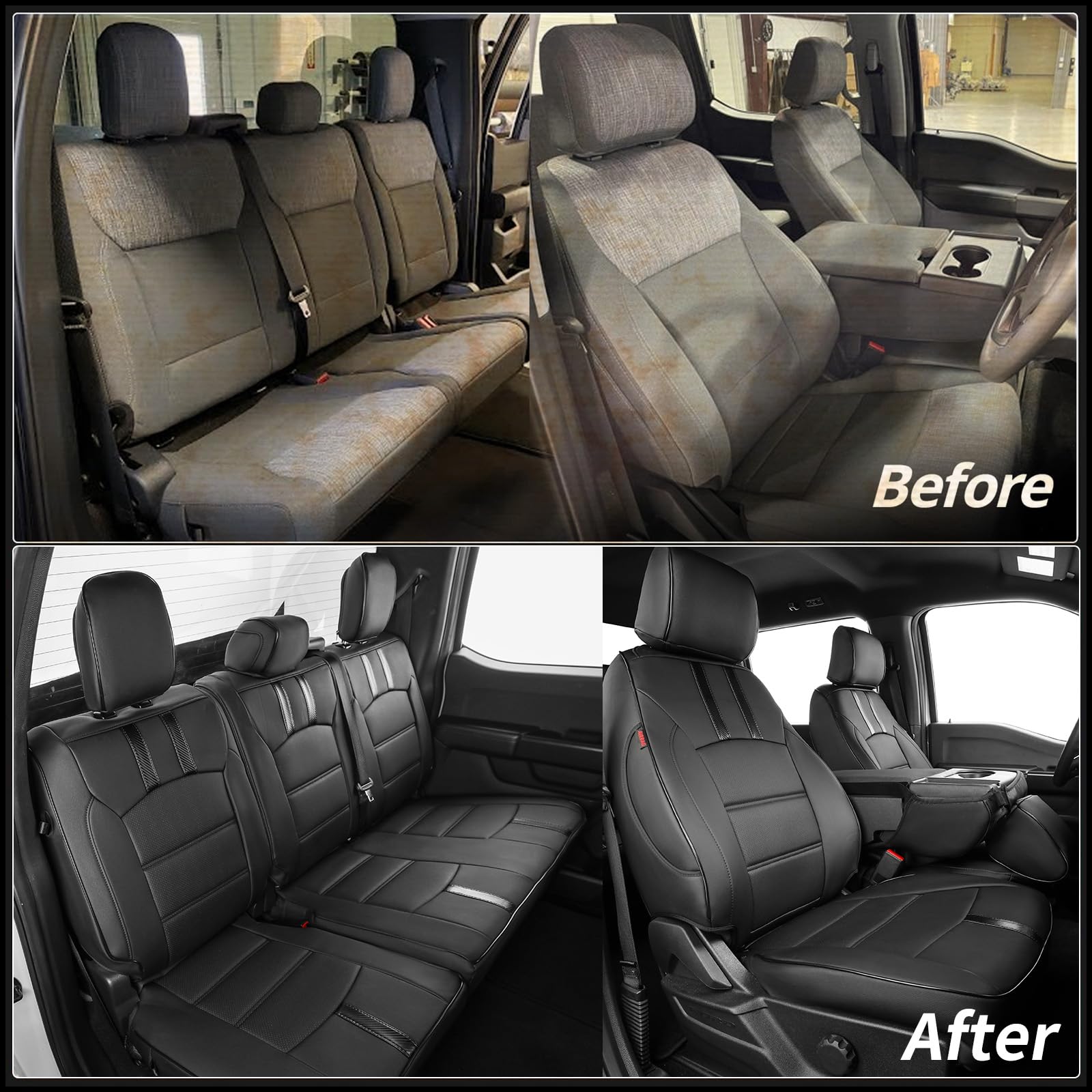 coverdream full truck interior lifestyle shot showing cohesive luxury upgrade