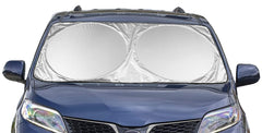 Coveted Shade front view showing full extra jumbo coverage and immediate heat reduction
