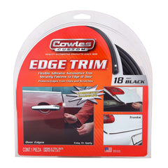 Cowles front packaging showing 18ft rubber U-channel for easy protection