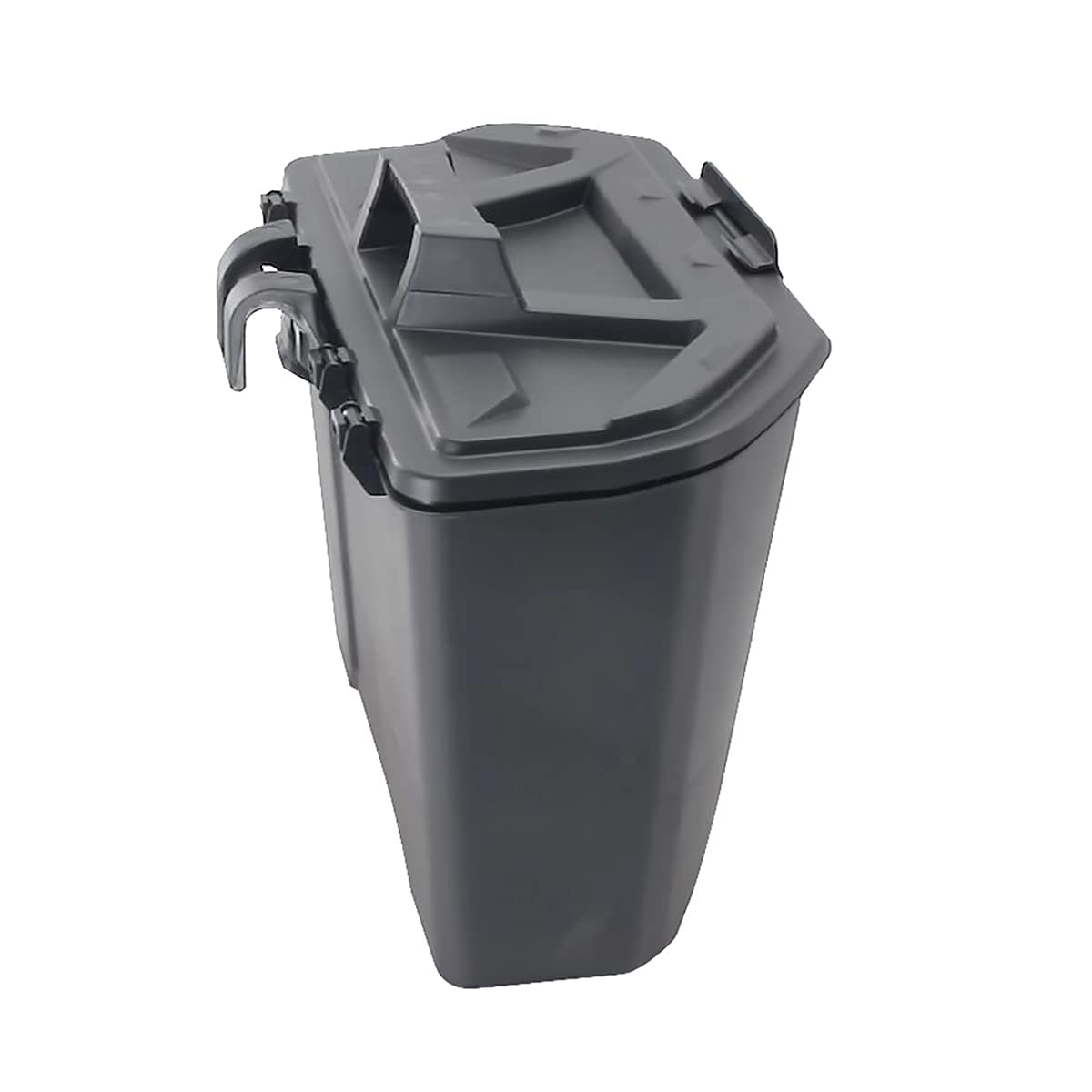 CPOWACE lifestyle image of Defender with bin for tidy trail organization benefit