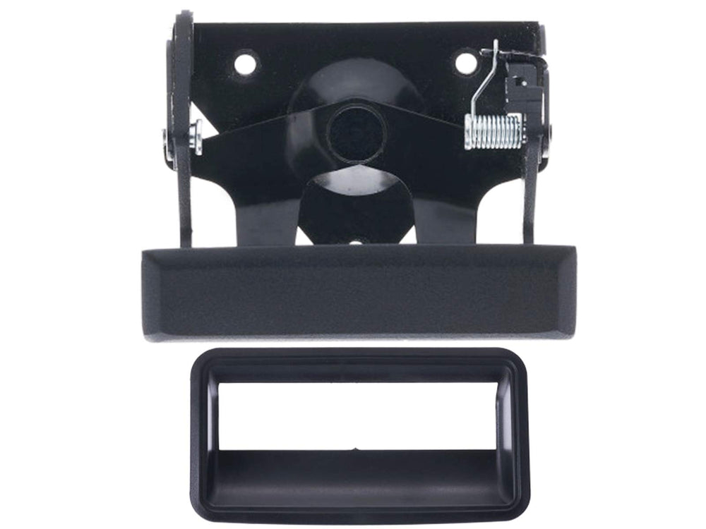 CPP APA front view of tailgate handle showing clean OEM look and fit