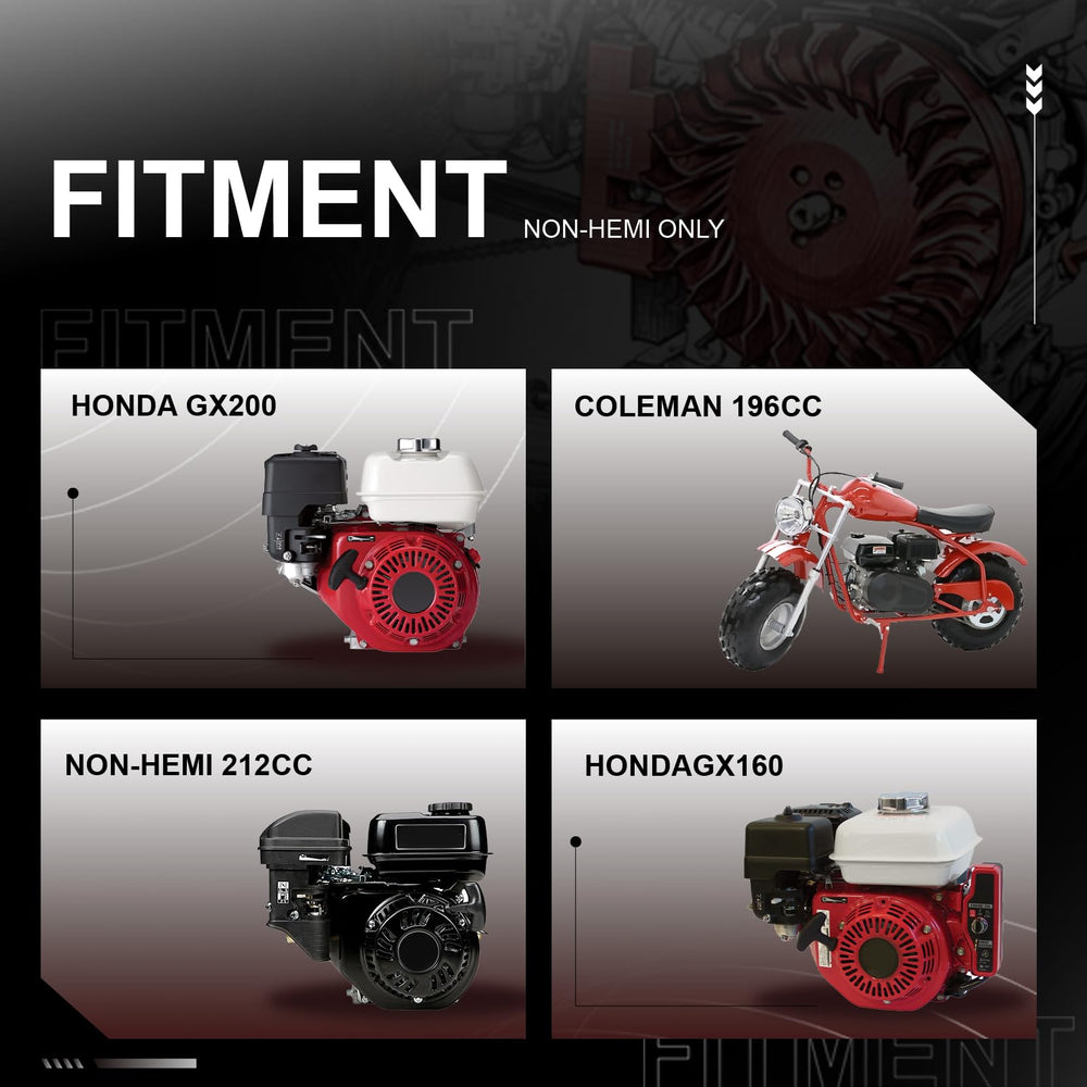 CPVNQMDG next to stock iron flywheel shows weight reduction and faster revving benefit