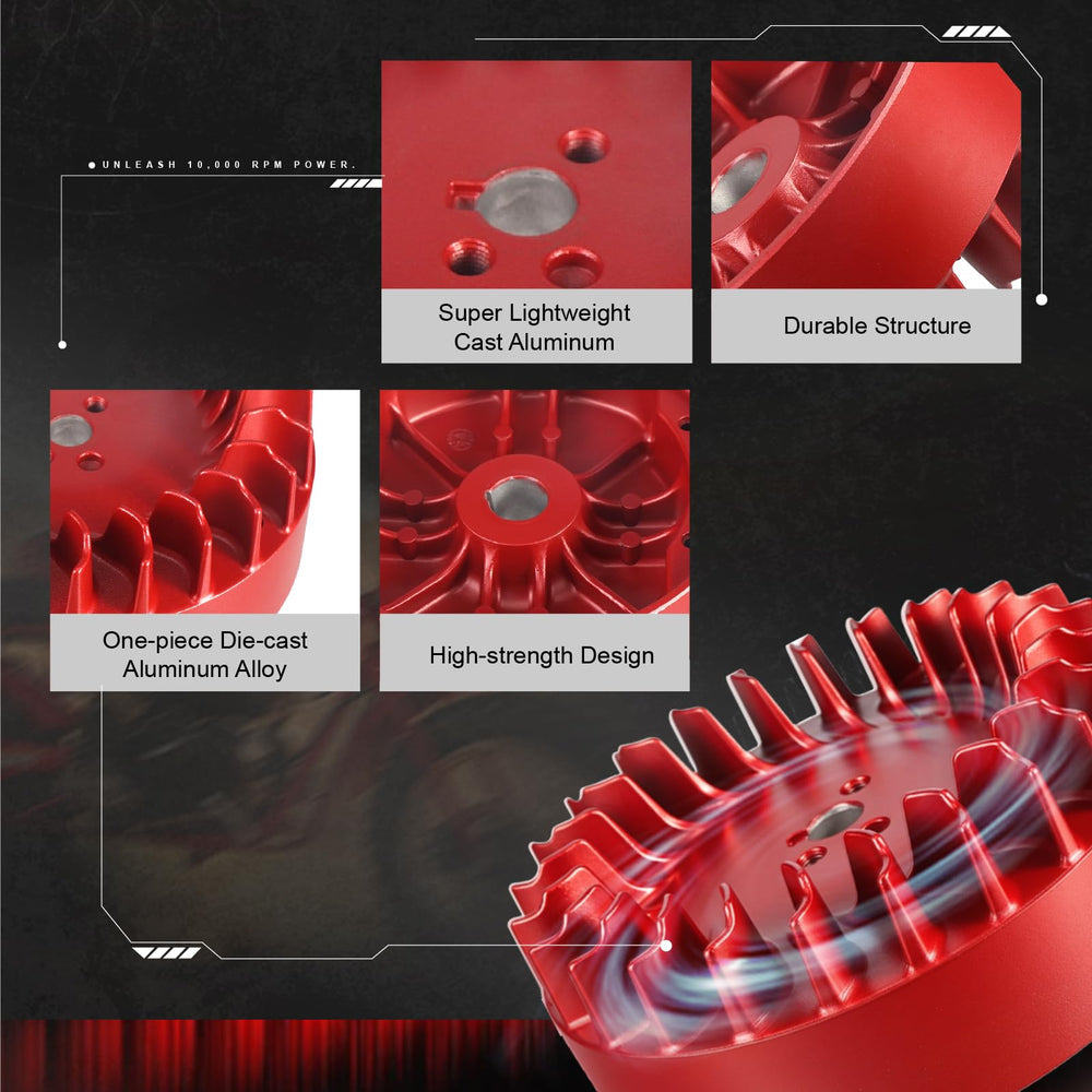 CPVNQMDG side profile with 24-degree timing marks enhances ignition precision and response