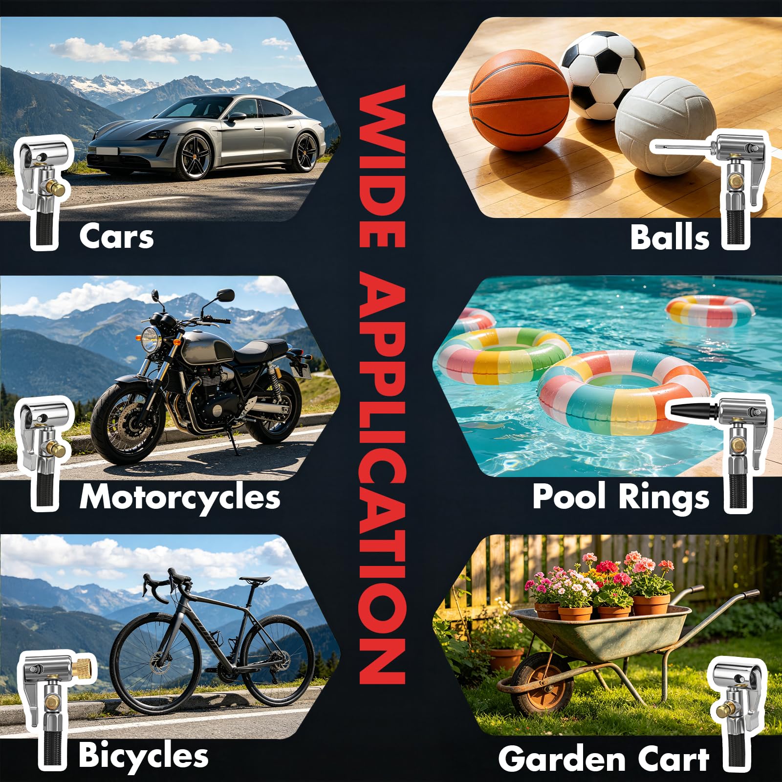 CRAFTCISION attached 12V power cord for convenient in-car operation