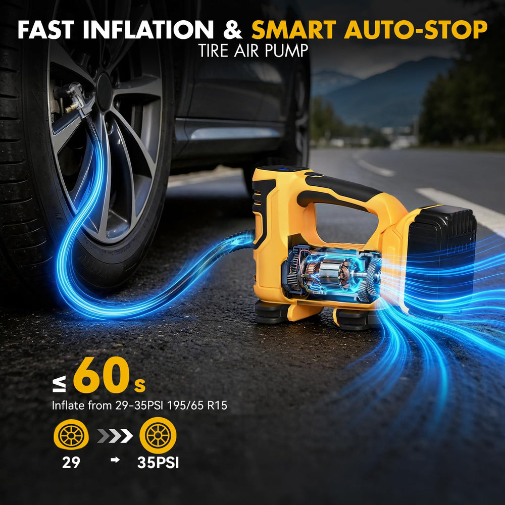CRAFTCISION pressing deflate button to quickly release excess air and adjust pressure