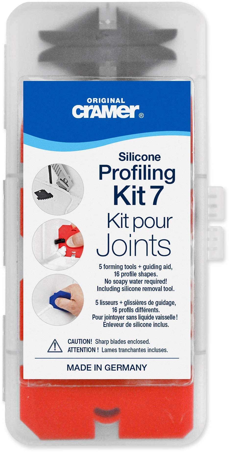 Cramer storage box with tools organized for quick transport and access