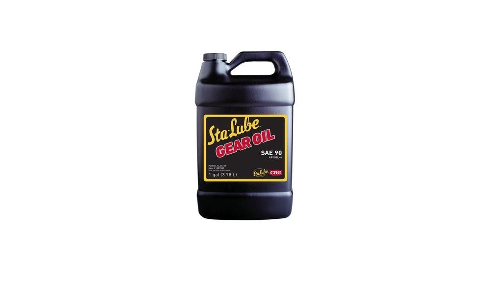 CRC Sta-Lube 85W-90 front label showing product and benefits