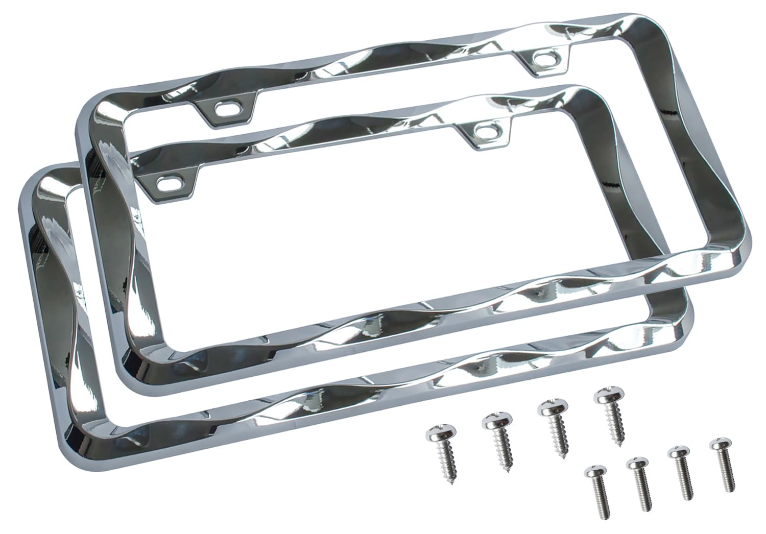 creathome frame installed on a sedan demonstrating aesthetic boost and road-ready fit