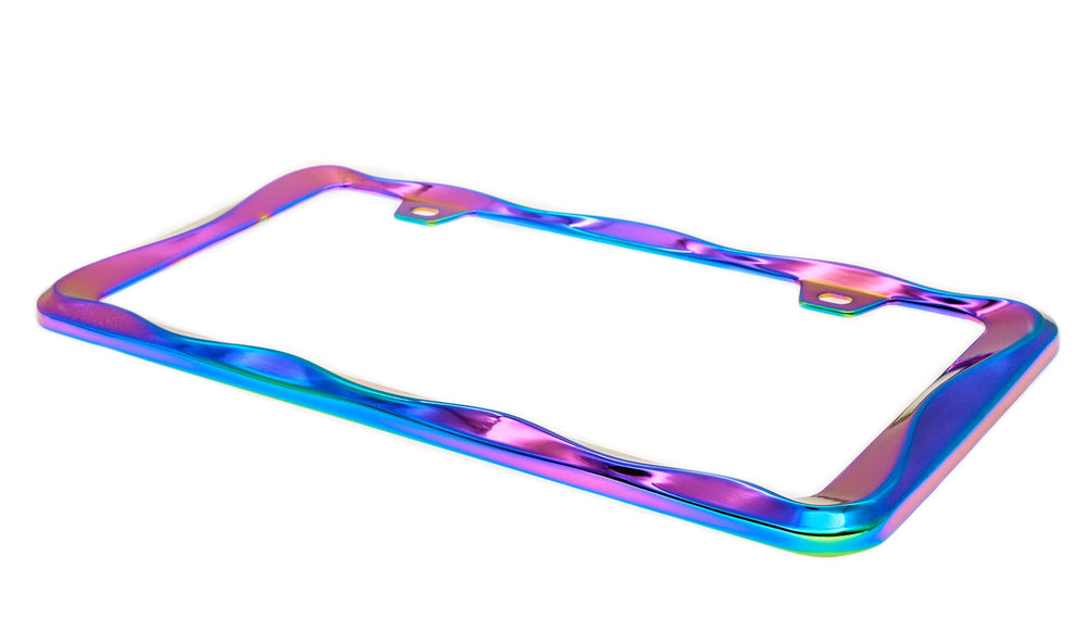 creathome installed on sedan bumper showcasing decorative frame and visual impact