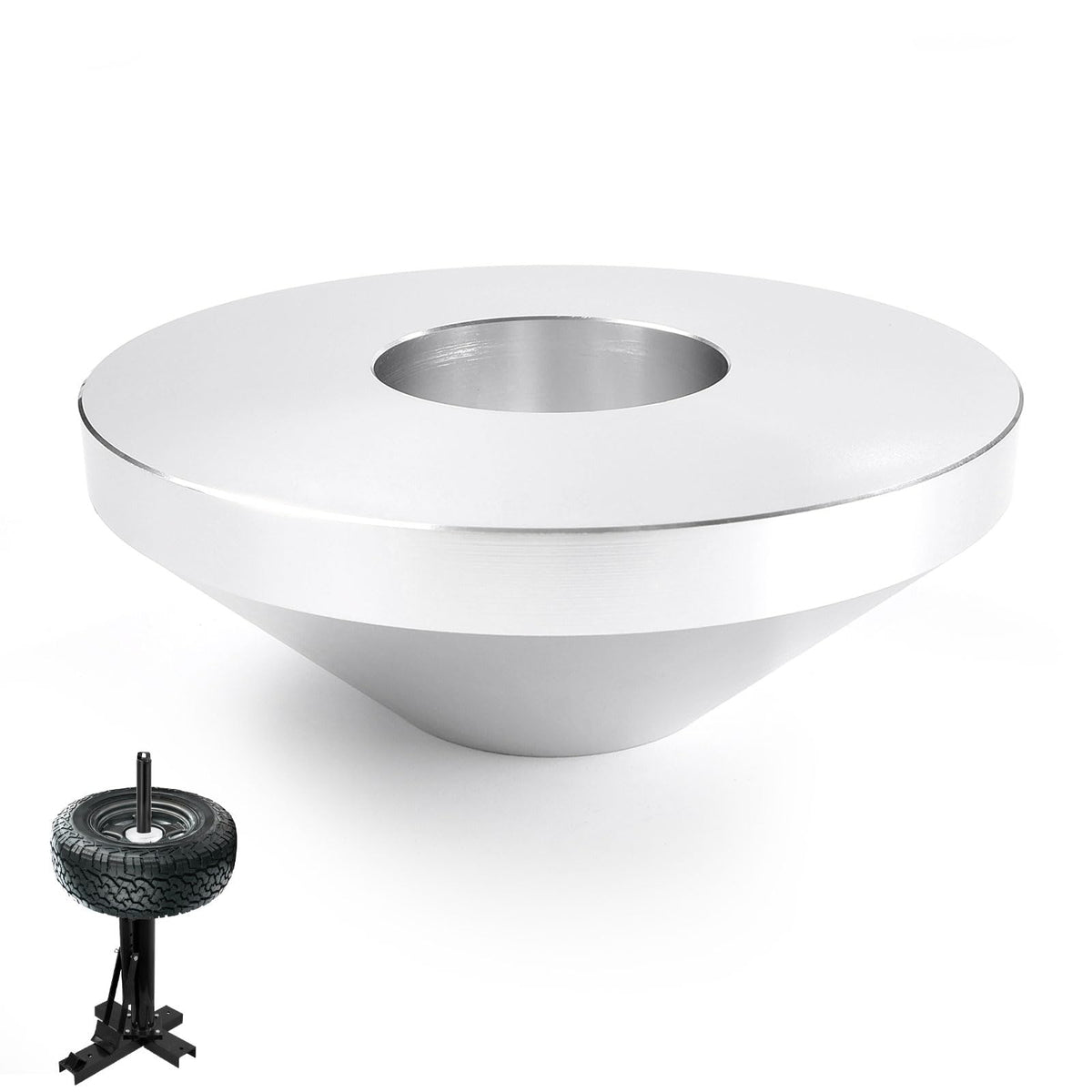 Creative.C front view centering cone showing fit and stability benefits
