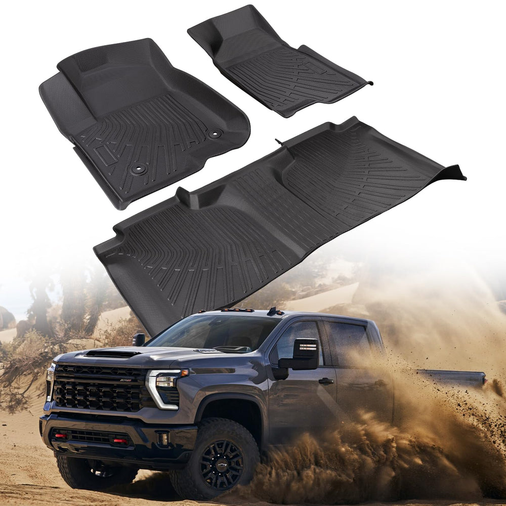 CreekT front driver side mat showing precise fit and protection