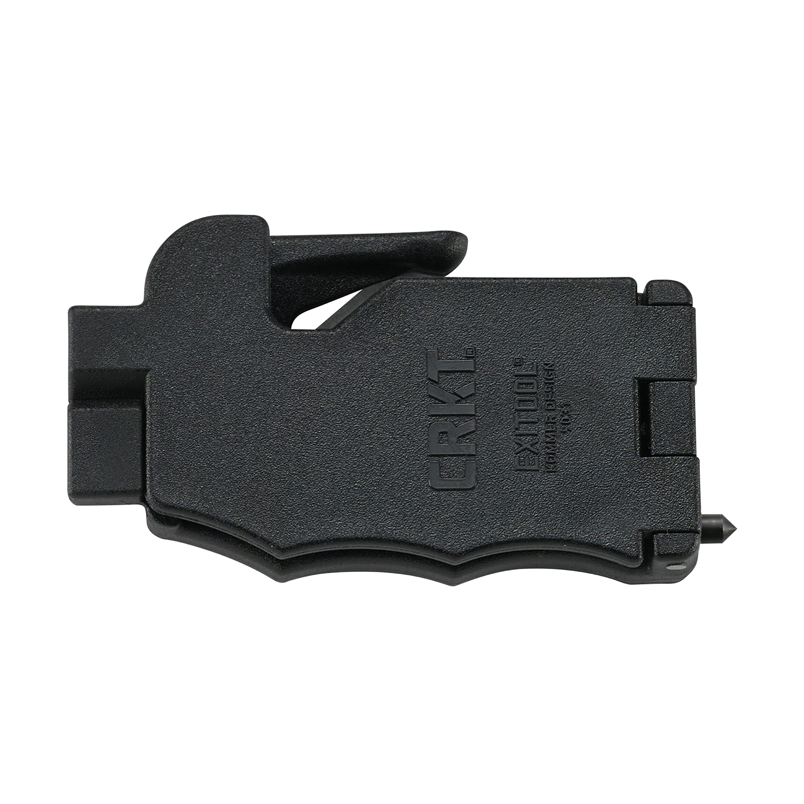 CRKT Exitool in car interior highlighting discreet placement and readiness