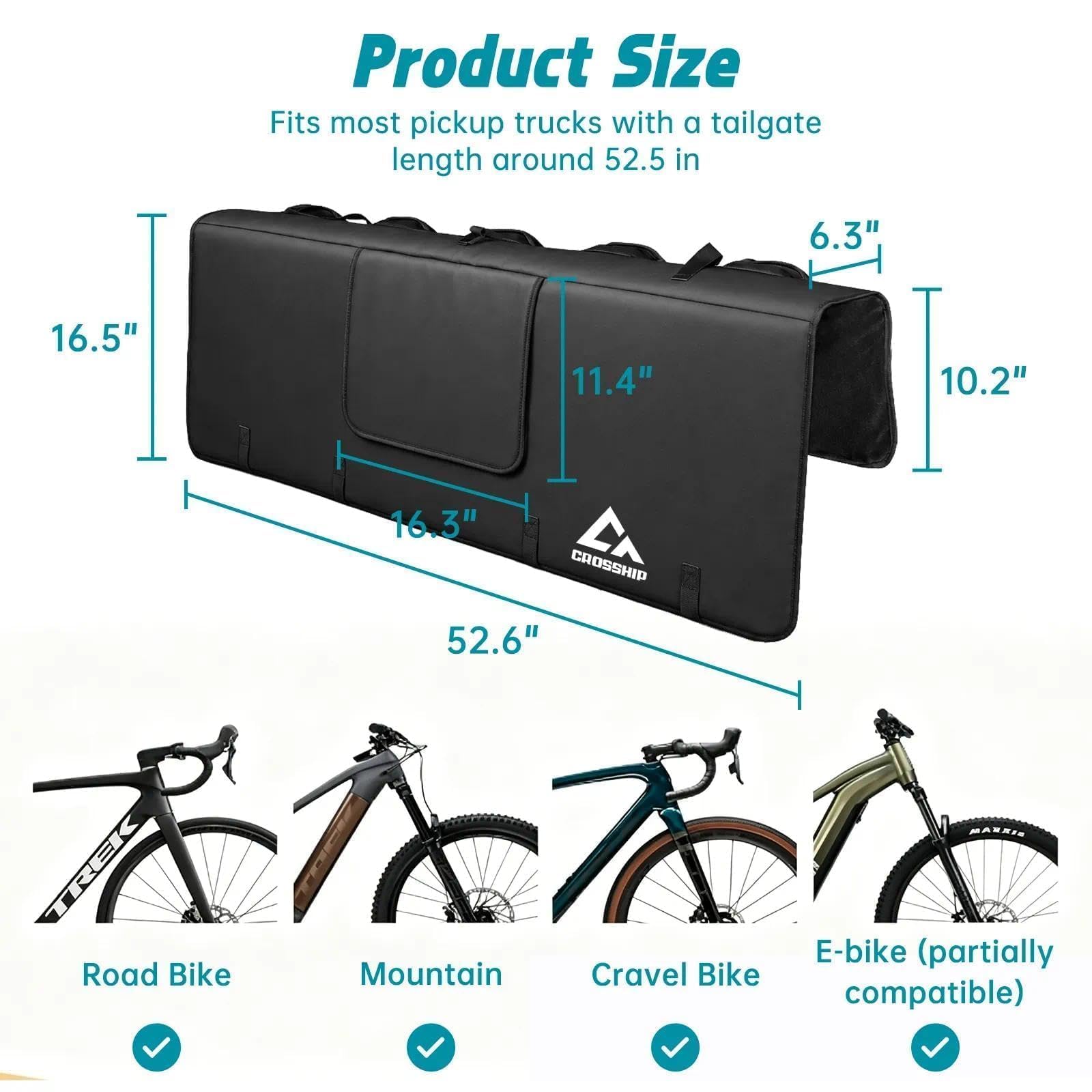CROSSHIP pad folded flat showing compact storage and easy portability