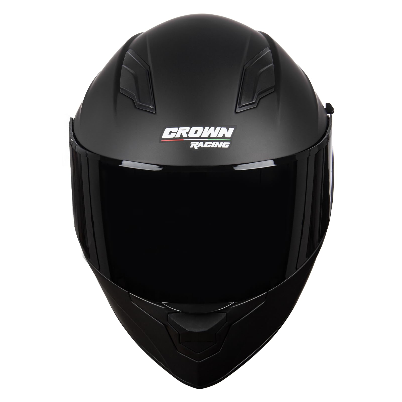 Crown Racing F-700 profile with tinted shield reducing glare