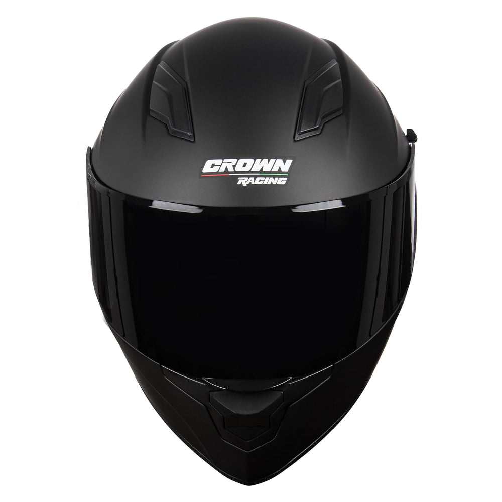 Crown Racing F-700 profile with tinted shield reducing glare