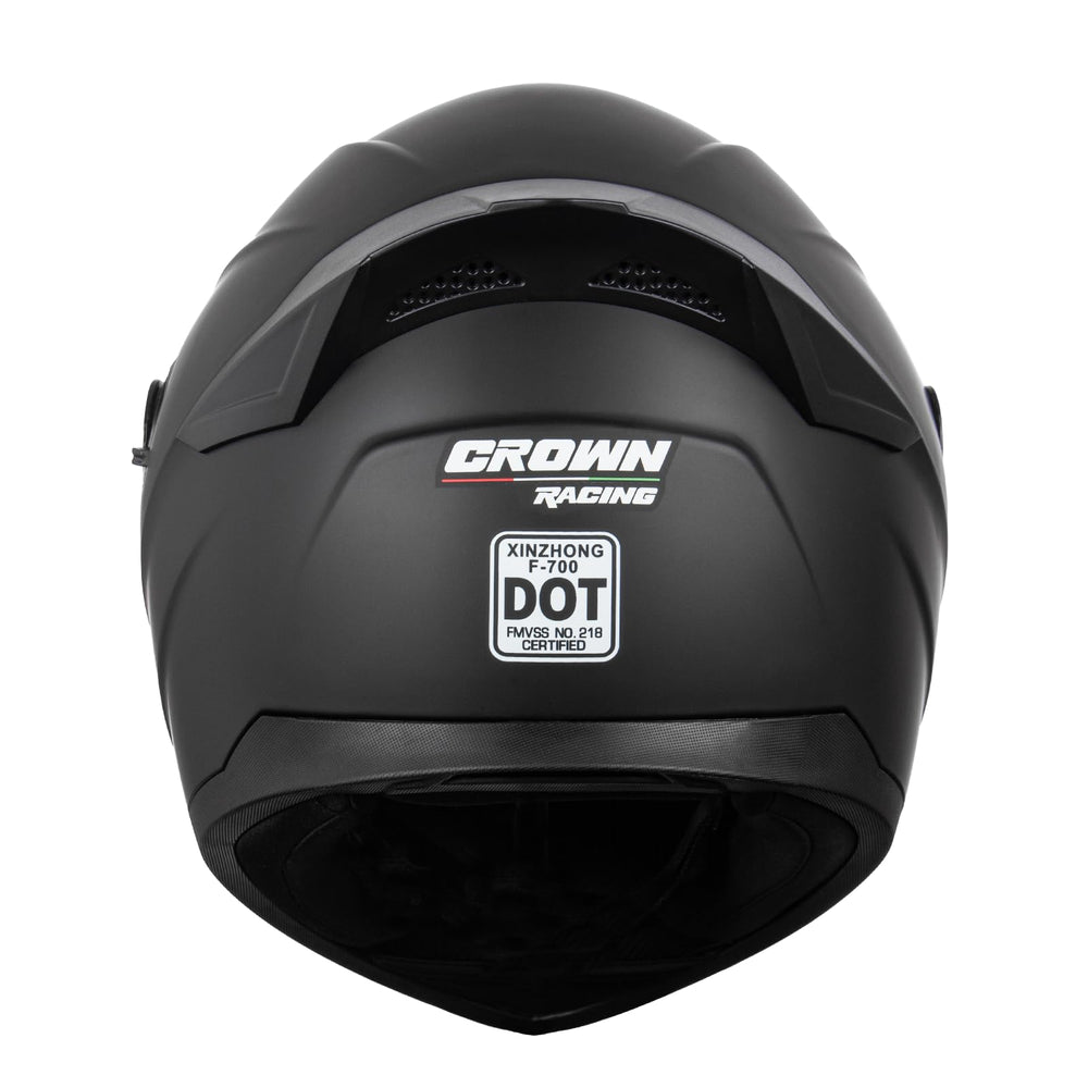 Crown Racing F-700 mounted on motorcycle illustrating ready-to-ride practicality