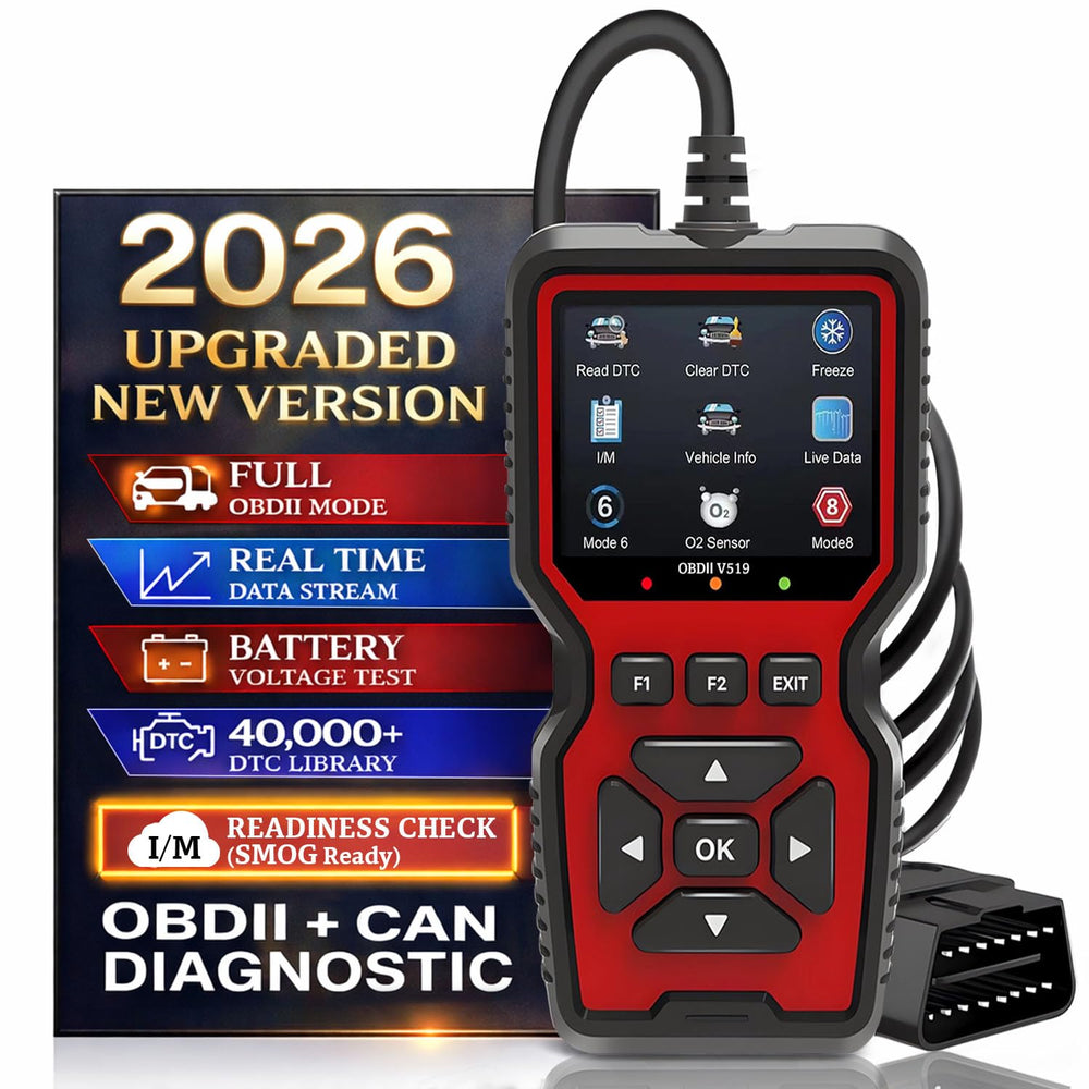 CrysGuard V519 front view showing device and screen for fast diagnostics