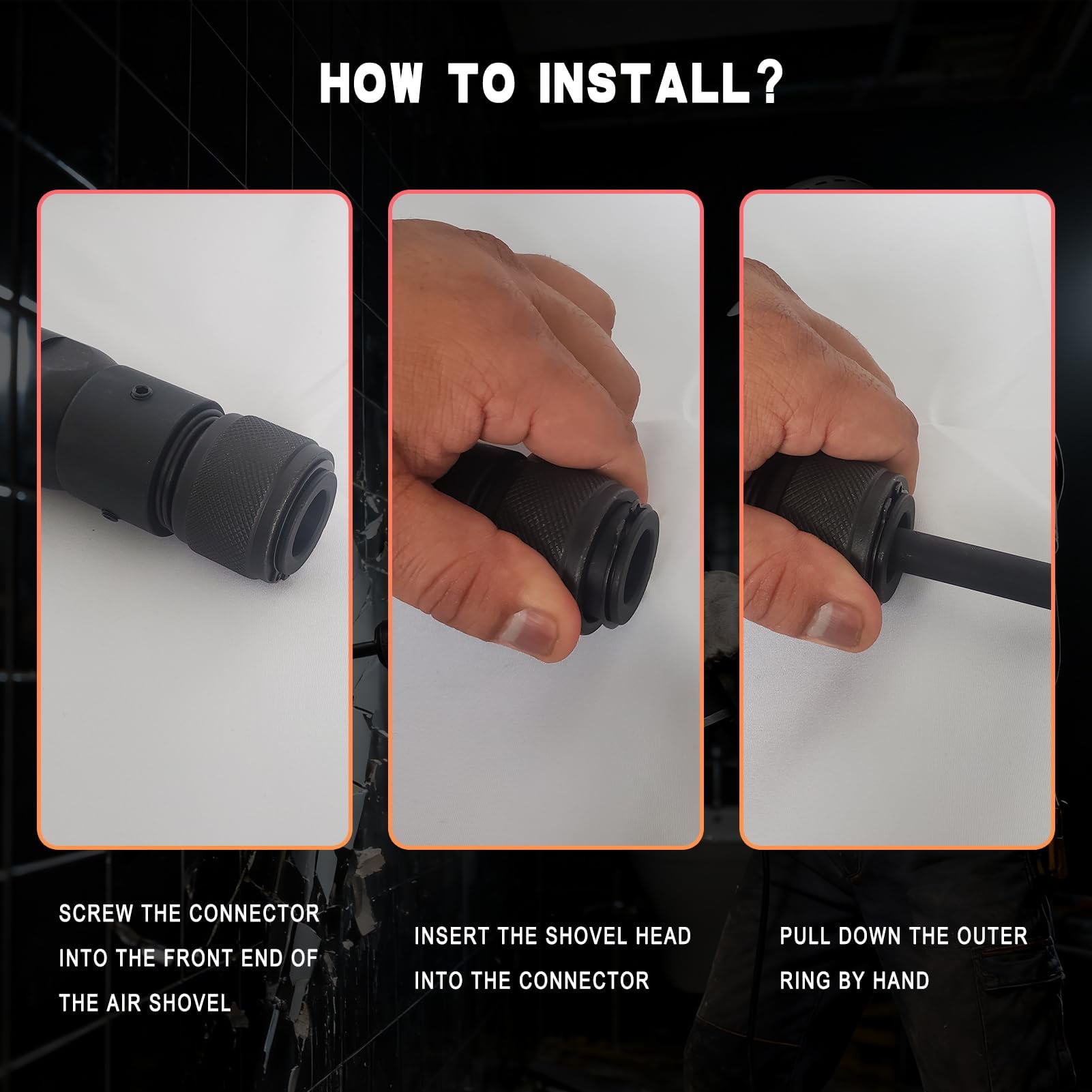 Csttler tool beside ruler showing compact size and portability