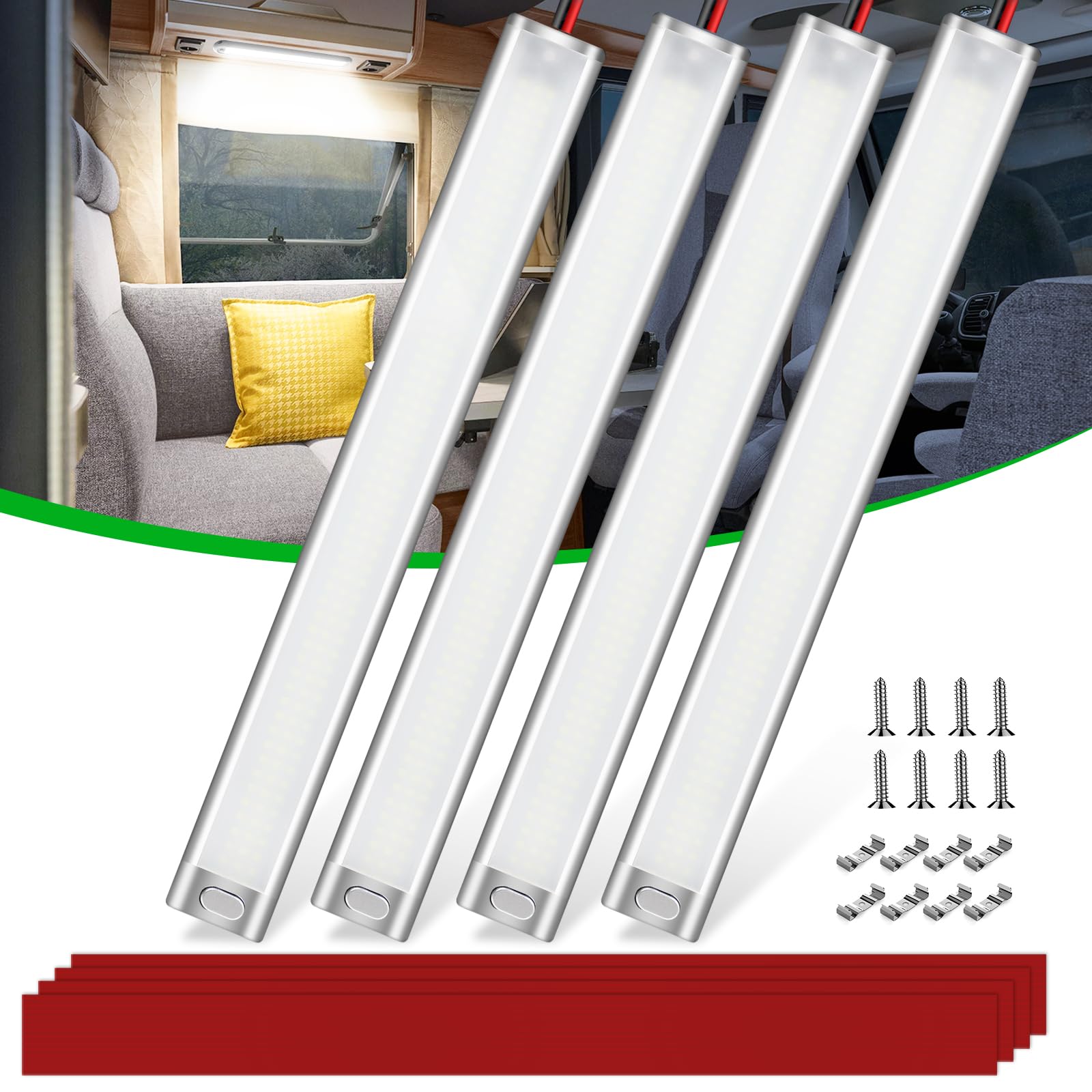 CT CAPETRONIX front view of light bar showing full length and even illumination benefit