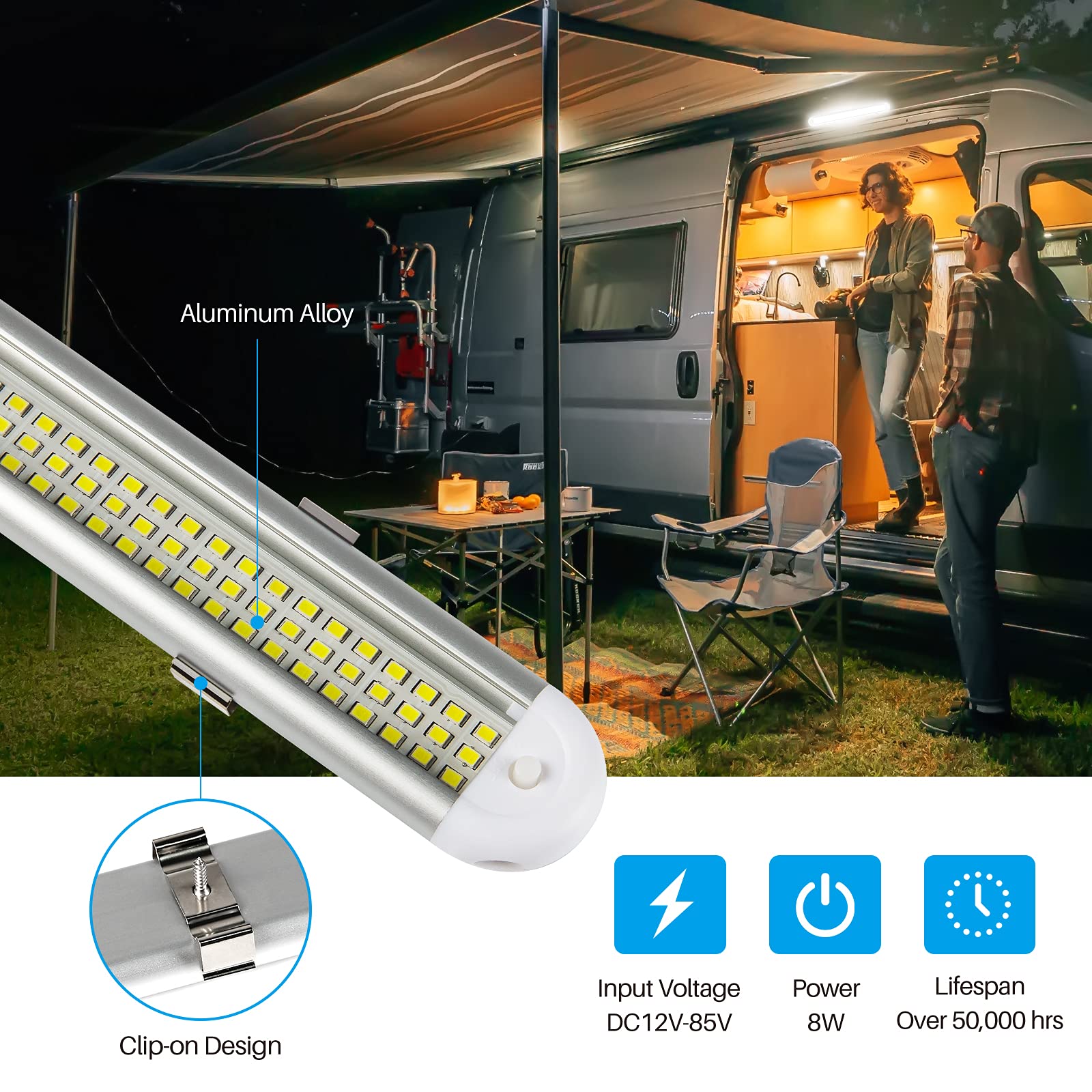 CT CAPETRONIX installed under cabinet offering clear workspace illumination