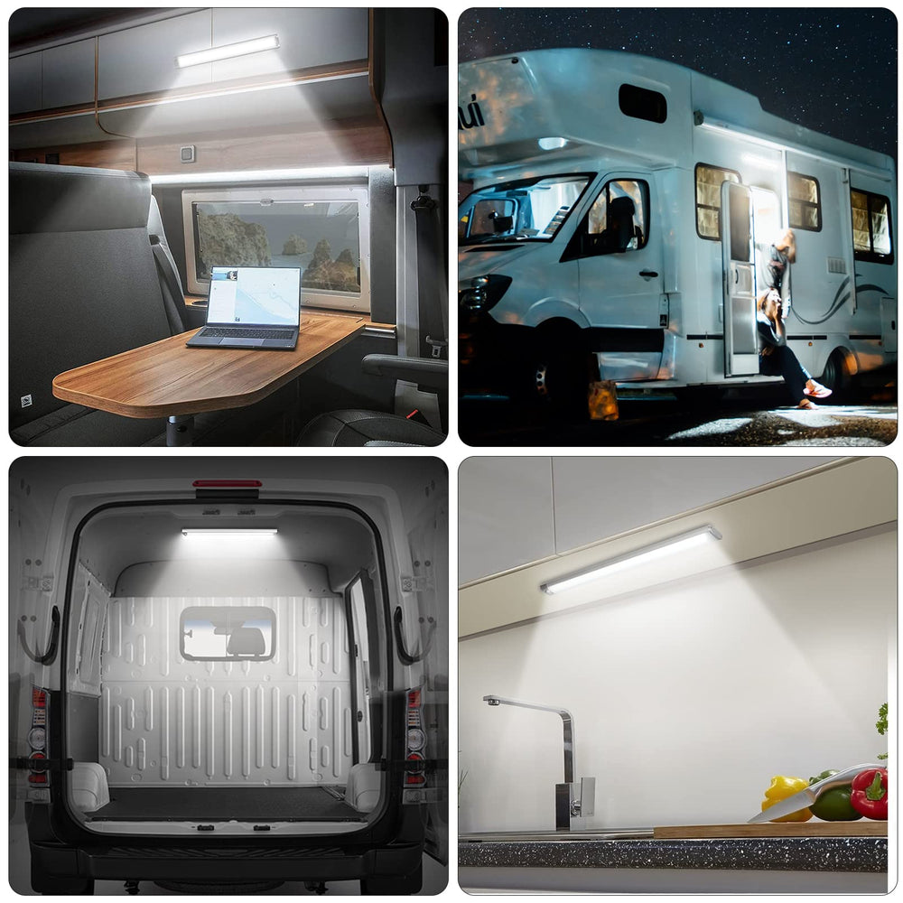 CT CAPETRONIX lighting a van interior for campsite or work visibility benefit