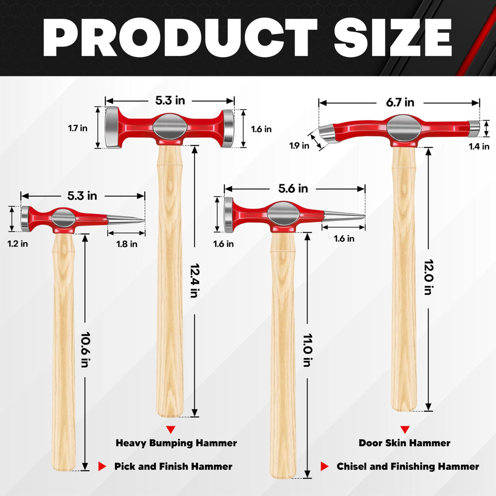 C&T tools in use on car panel demonstrate effective dent shaping