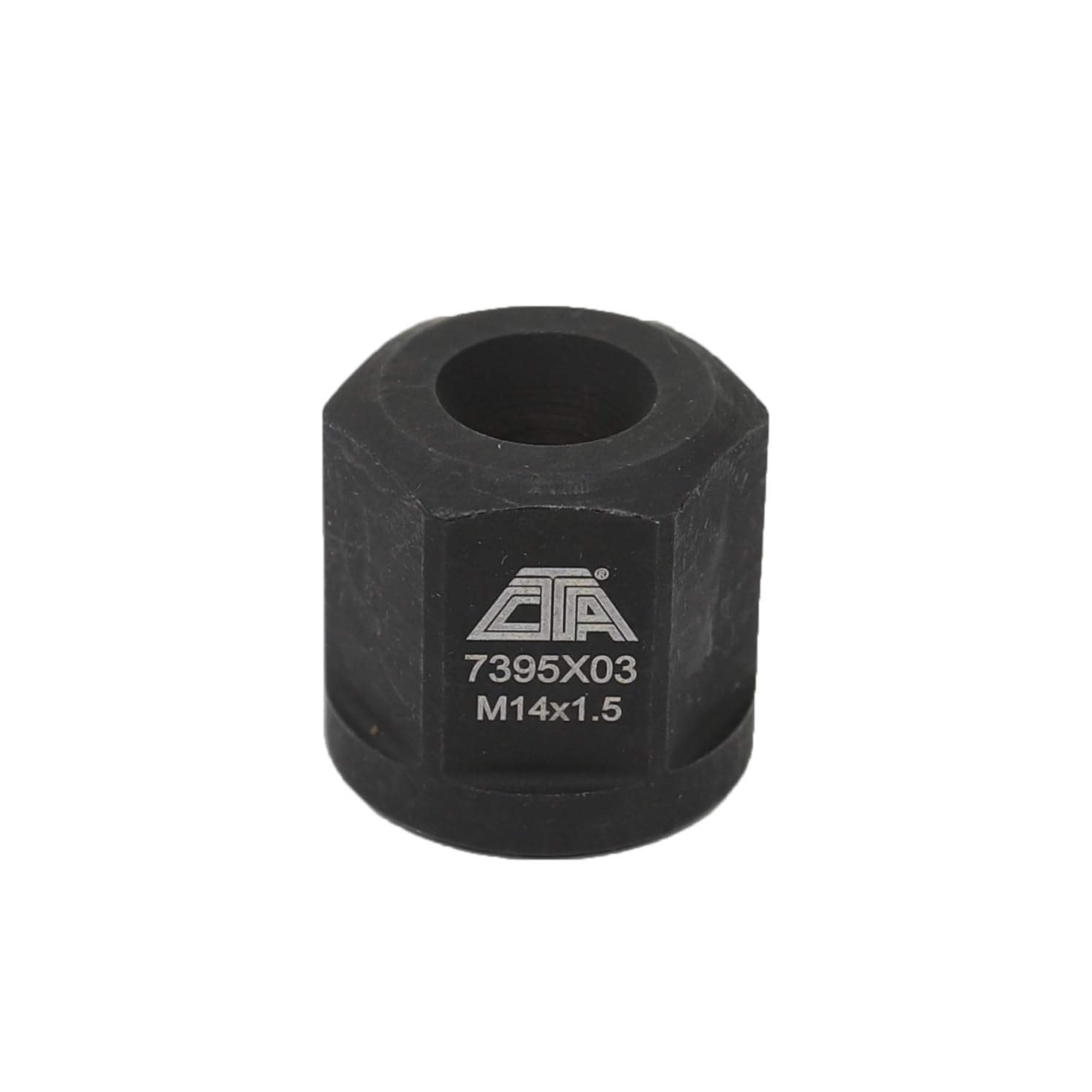 CTA Tools nut fitted to a wheel stud while being struck with an impact hammer to extract the stud