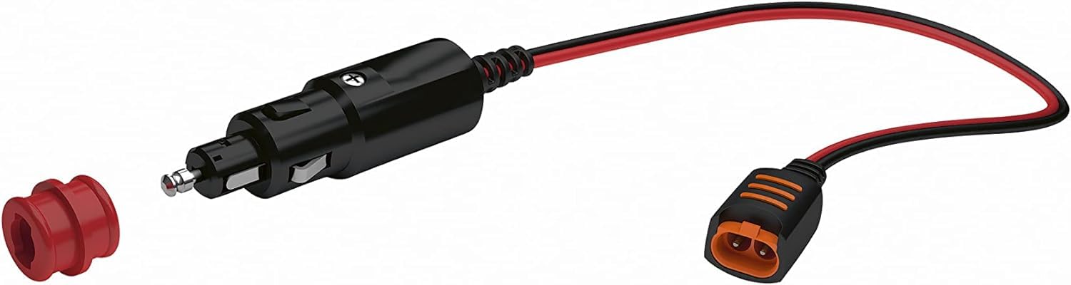 CTEK Cig-Plug next to ruler showing compact size and easy installation