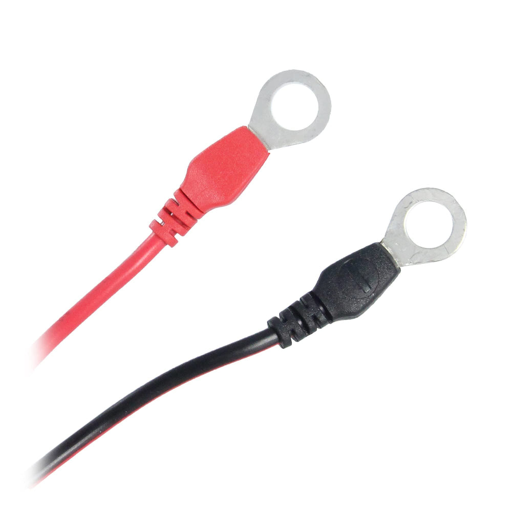 CTEK flexible cable and strain relief close view, durable and weather‑resistant design