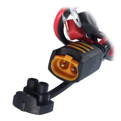 CTEK eyelet 8mm close‑up showing metal ring and bolt hole, secure permanent connection