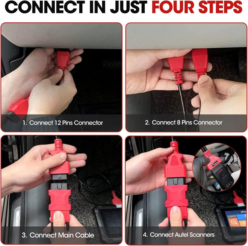 CTobd 16‑pin output plugged into scanner showing immediate tool communication benefit