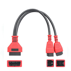 CTobd red programming cable front view showing robust construction and easy handling benefit